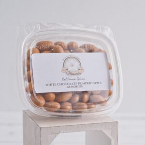 White Chocolate Pumpkin Spice Almonds